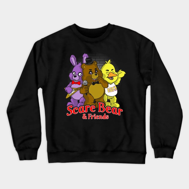 Freddy scare bear Crewneck Sweatshirt by TeeKetch